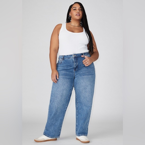 Eloquii Denim - Eloquii The Loose High Rise Jean Women’s Size 16